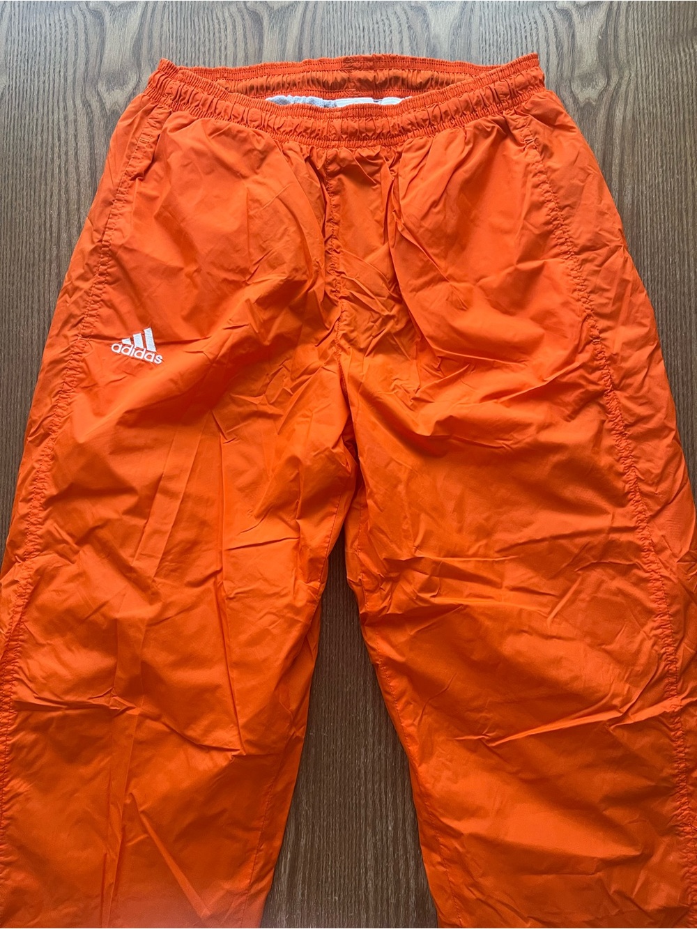 Mens Adidas Orange track pants size small